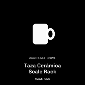 Taza Cerámica Scale Rack — 350 ml