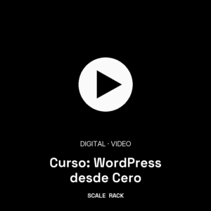 Curso WordPress desde Cero — video bajo demanda